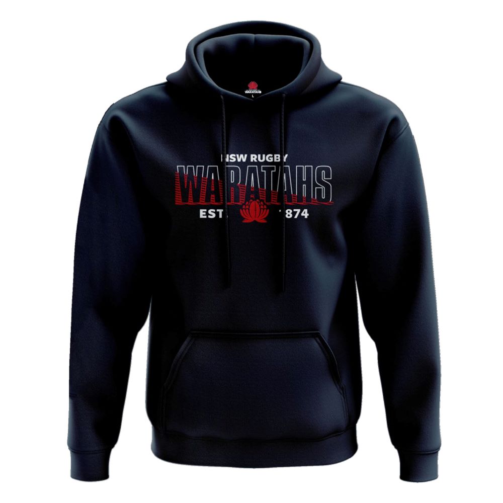 NSW Waratahs 2026 Adults Navy Supporter Hoodie